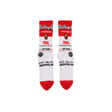 BAPE_SOCKS / FAINAL WHITE/RED