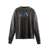 LS T-SHIRT / SAINT BLACK