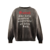 CREW NECK SWEAT / SAINT BLACK
