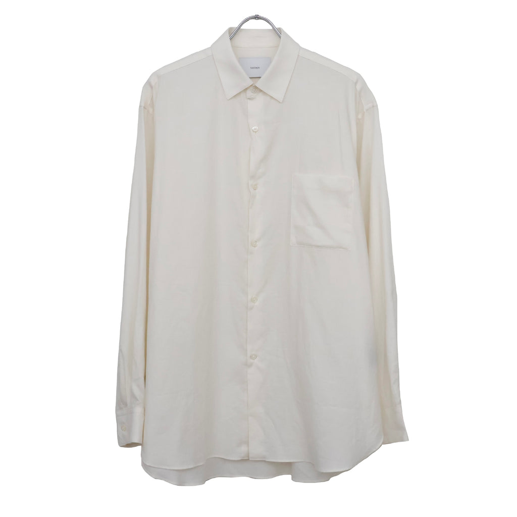 COTTON SILK OVERSIZED LS SHIRT