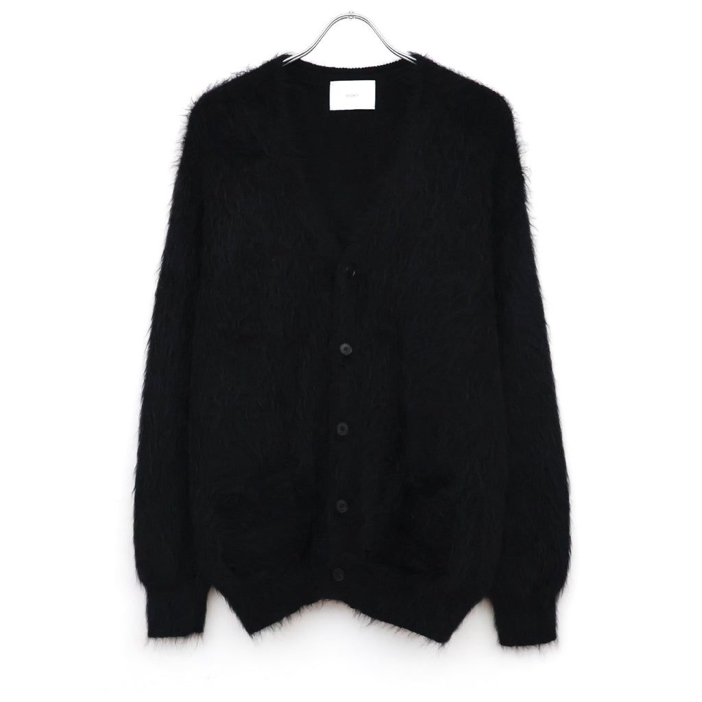 KID MOHAIR KNIT V NECK CARDIGAN