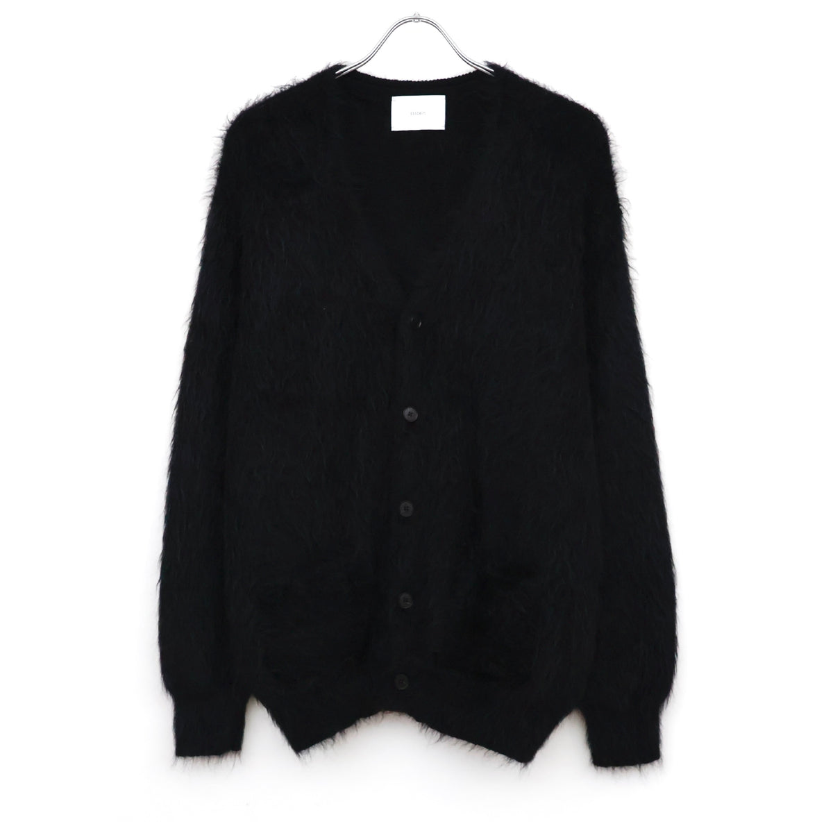 KID MOHAIR KNIT V NECK CARDIGAN