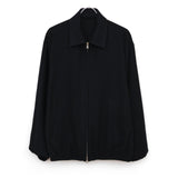 W/CA FLEECE LIGHT ZIP JACKET BLACK