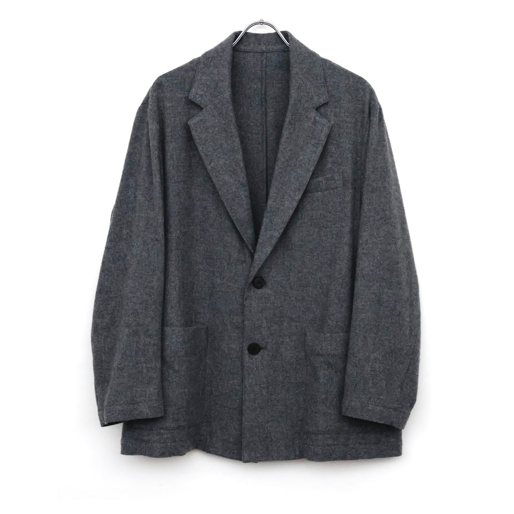 W/CA FLEECE EASY SINGLE BREASTED JACKET