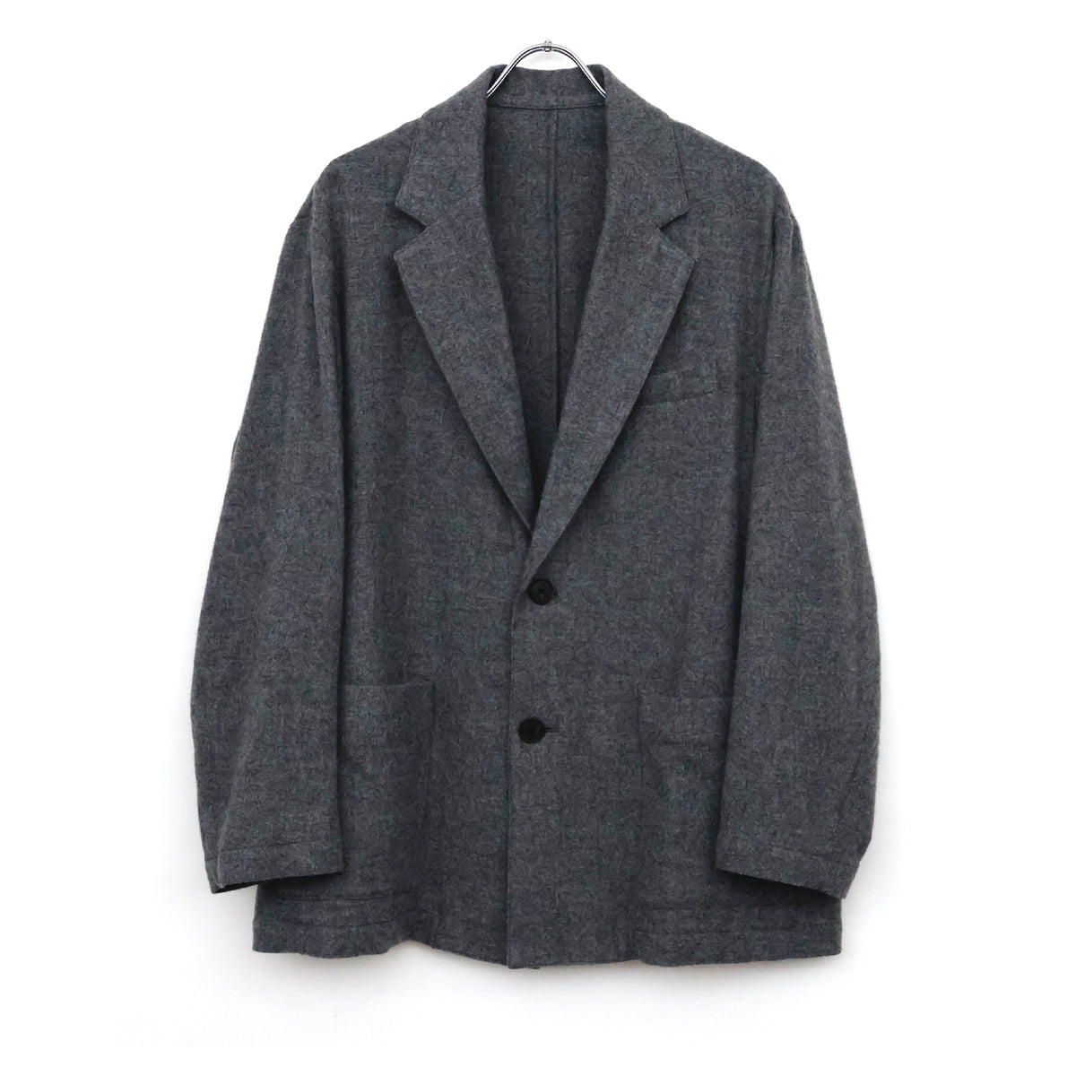 W/CA FLEECE EASY SINGLE BREASTED JACKET