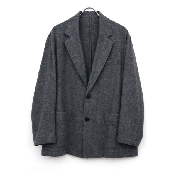 W/CA FLEECE EASY SINGLE BREASTED JACKET