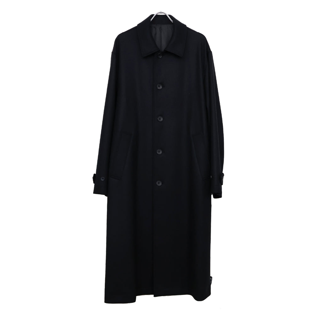 WOOL MELTON OVERSIZED INVESTIGATED COAT