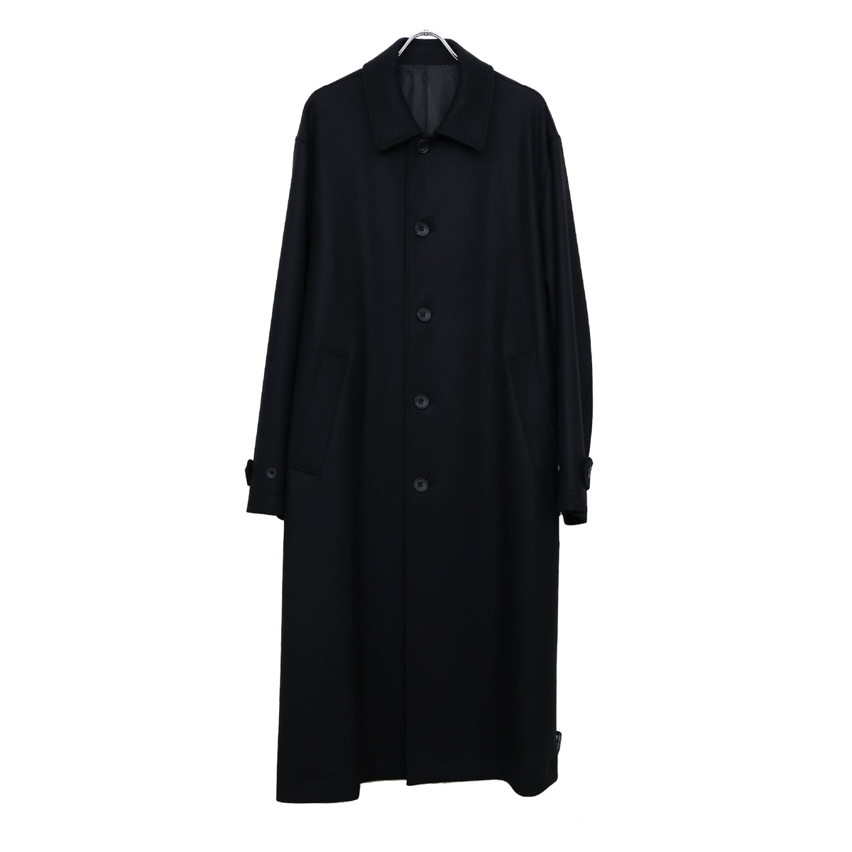 WOOL MELTON OVERSIZED INVESTIGATED COAT