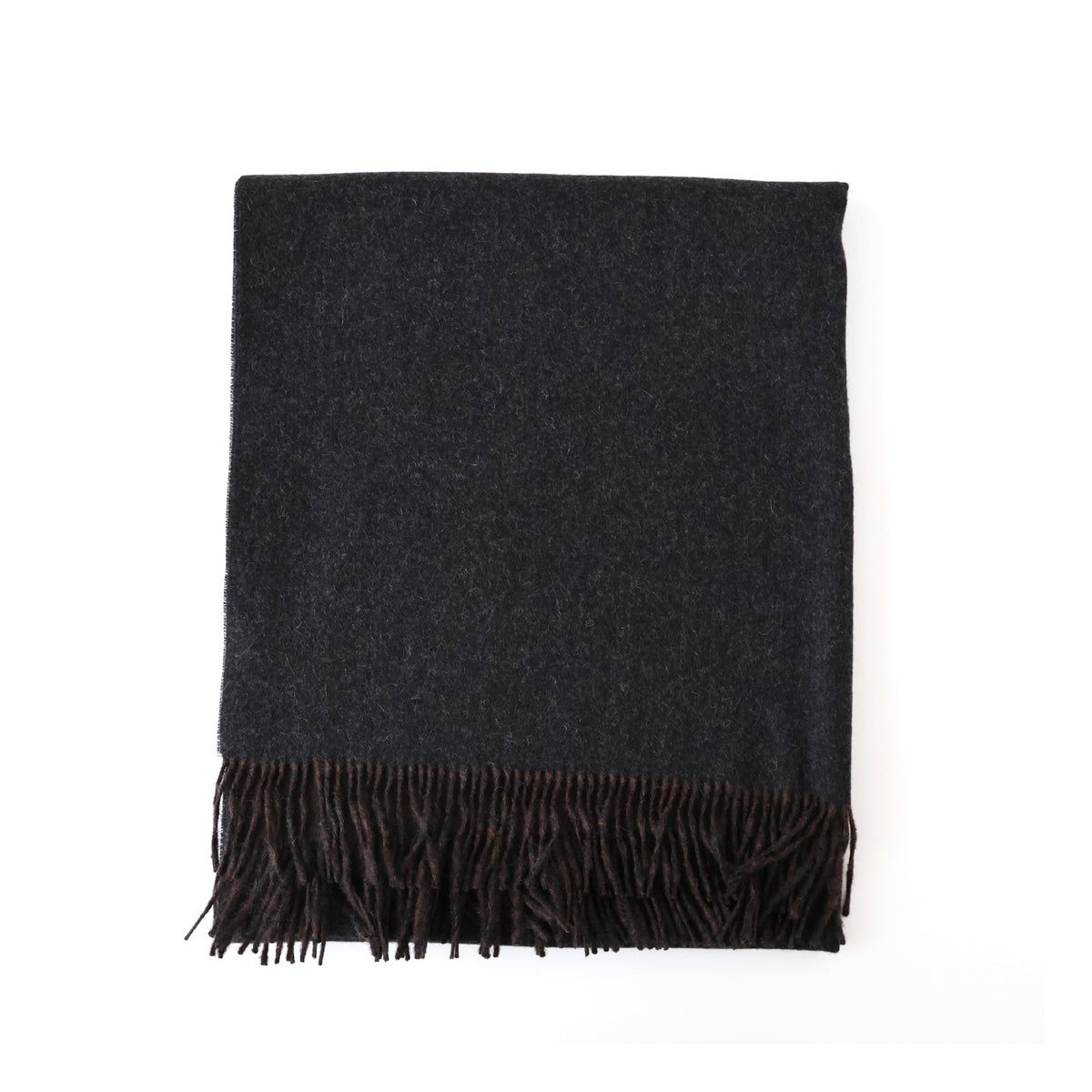 Two-Color Large Brushed Stole