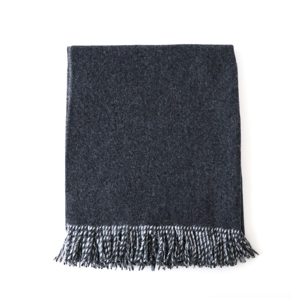 Two-Color Large Brushed Stole