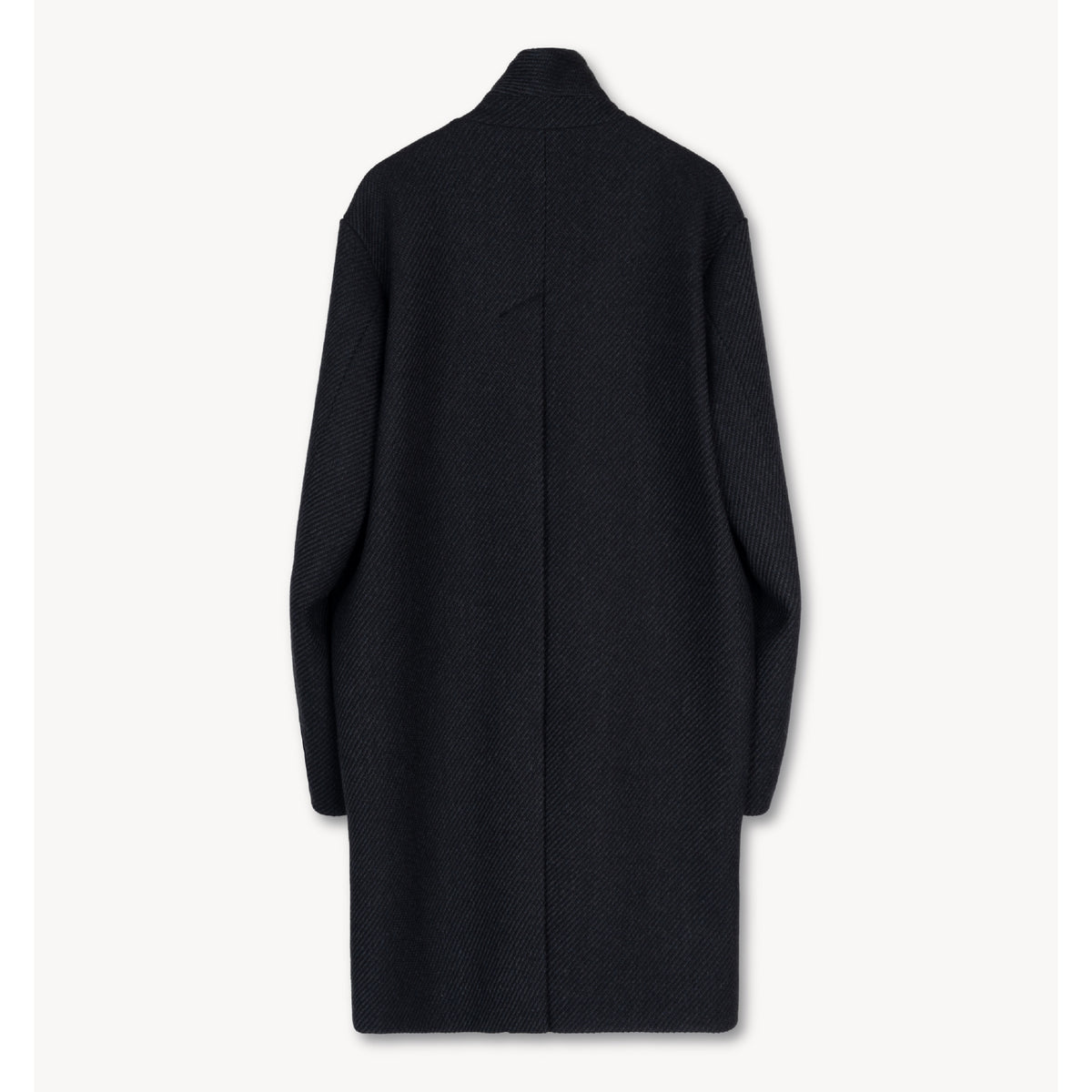Ronan Structured Zip Coat in Wool
