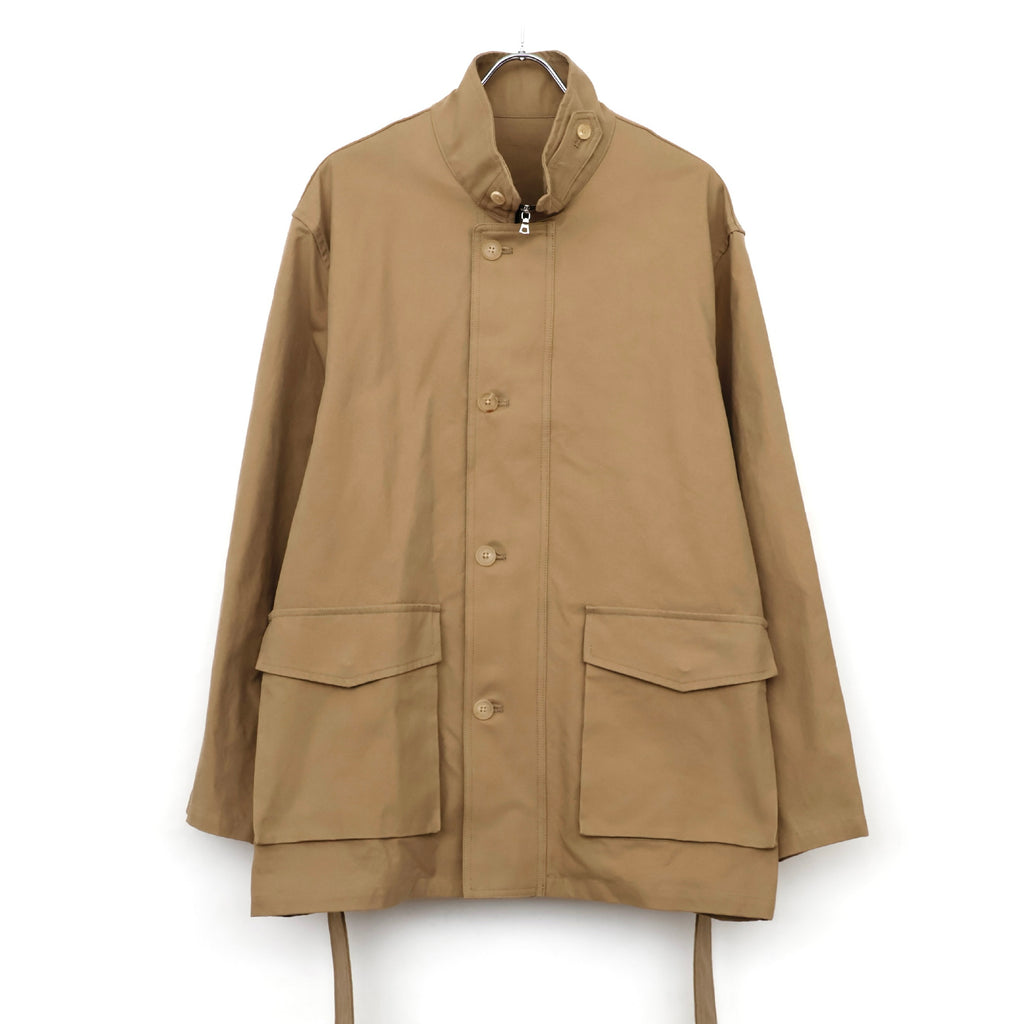 Grover Zip Blouson In Cotton Twill