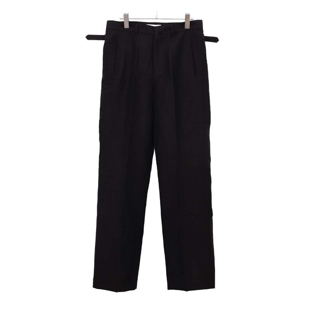 Dylan Flared Trousers in Linen & Wool - ref. / Web Store