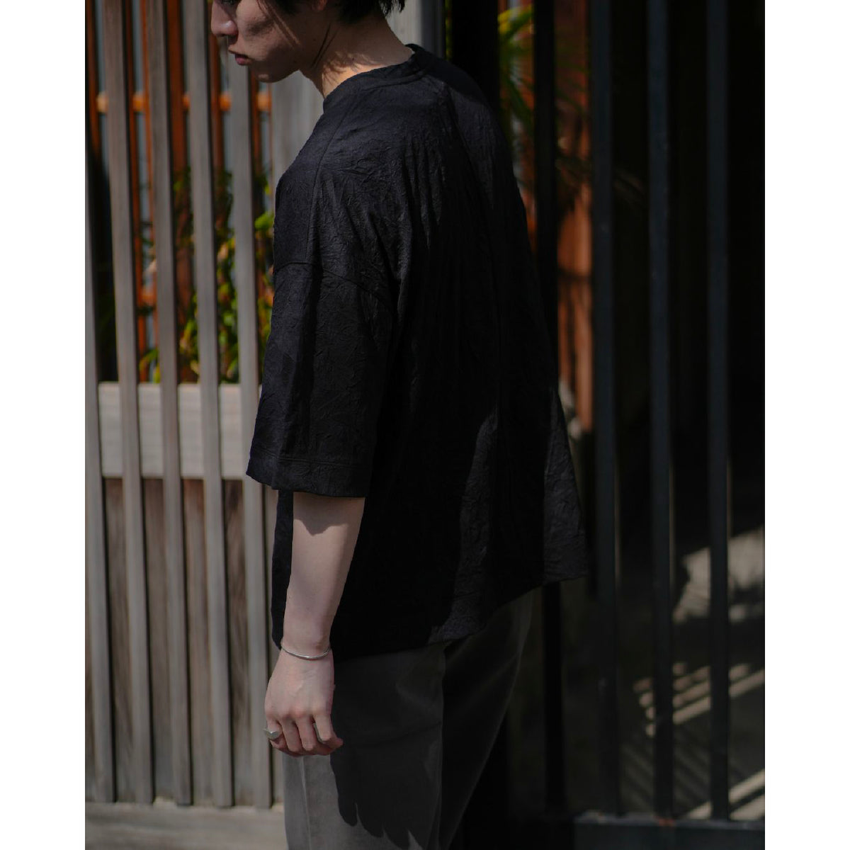 Totti Crinkled T-Shirt in Cotton
