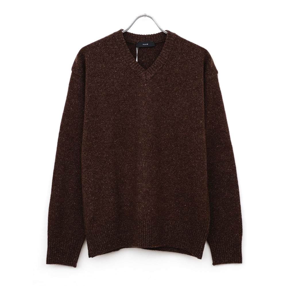 Argyle Knit Sweater in Silk/Cashmere