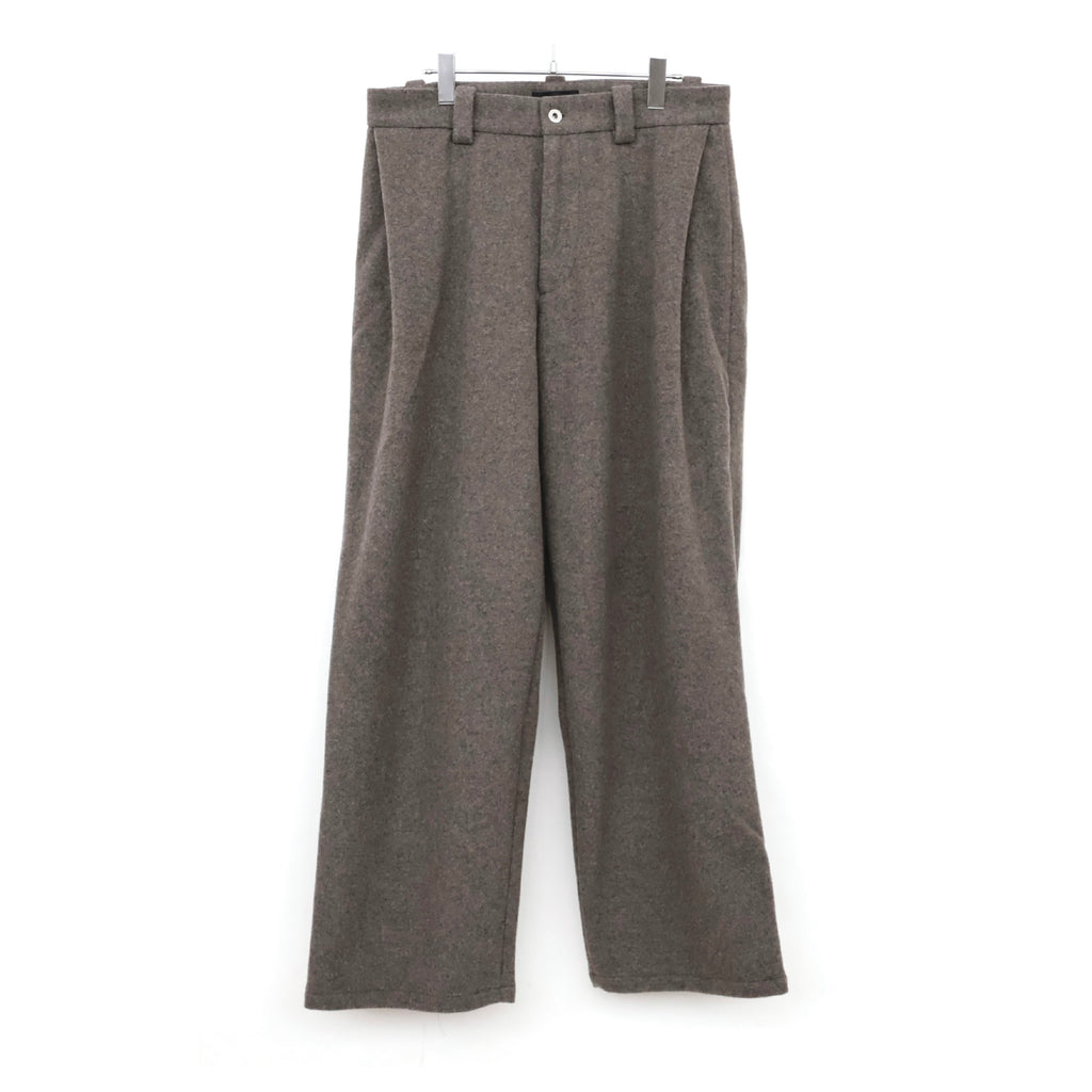 Two-Tuck Pocket Trousers in Wool/Cashmere