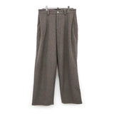 Two-Tuck Pocket Trousers in Wool/Cashmere Dust Grey