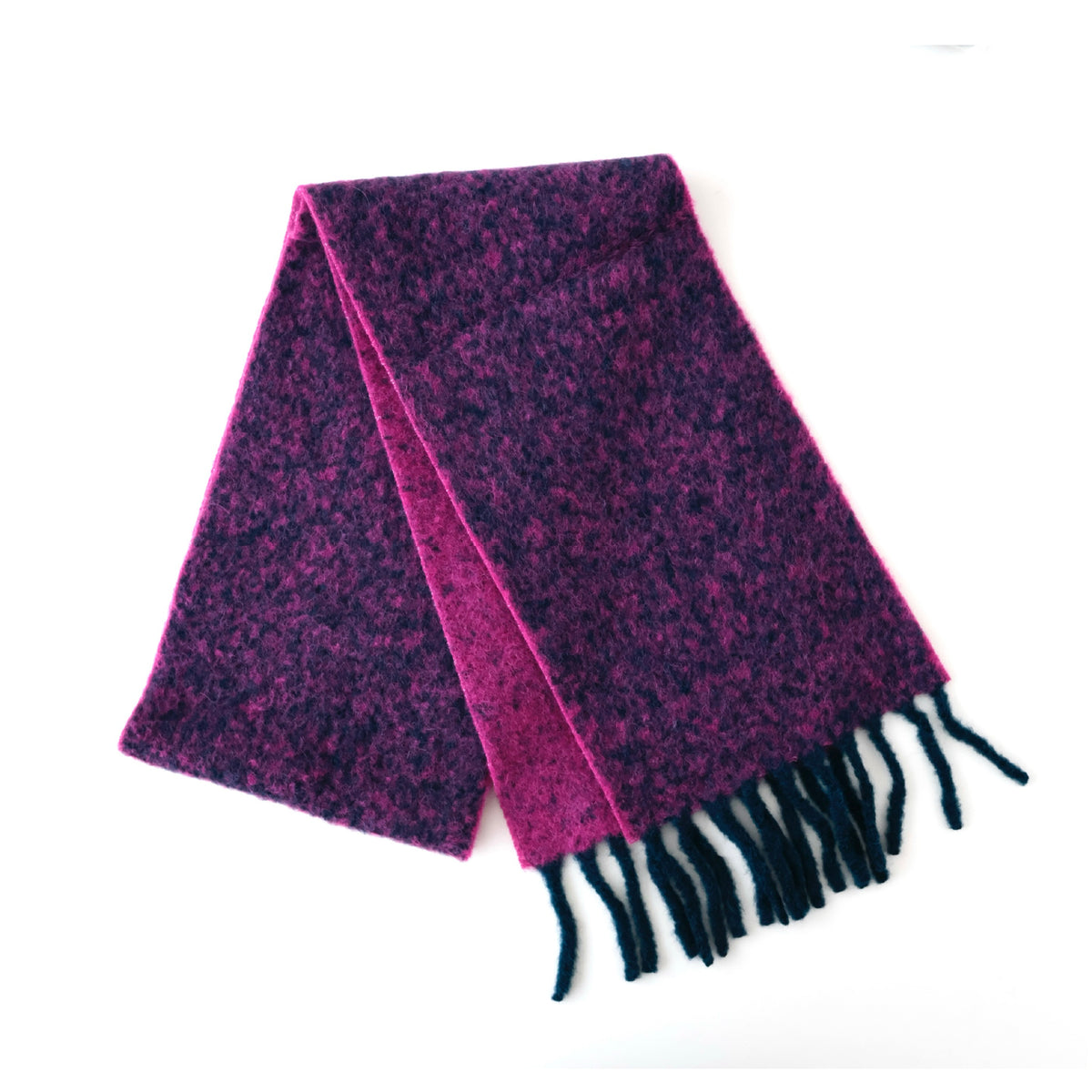 Two Colour Woolly Scarf