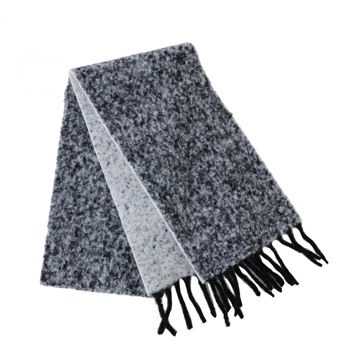 Two Colour Woolly Scarf