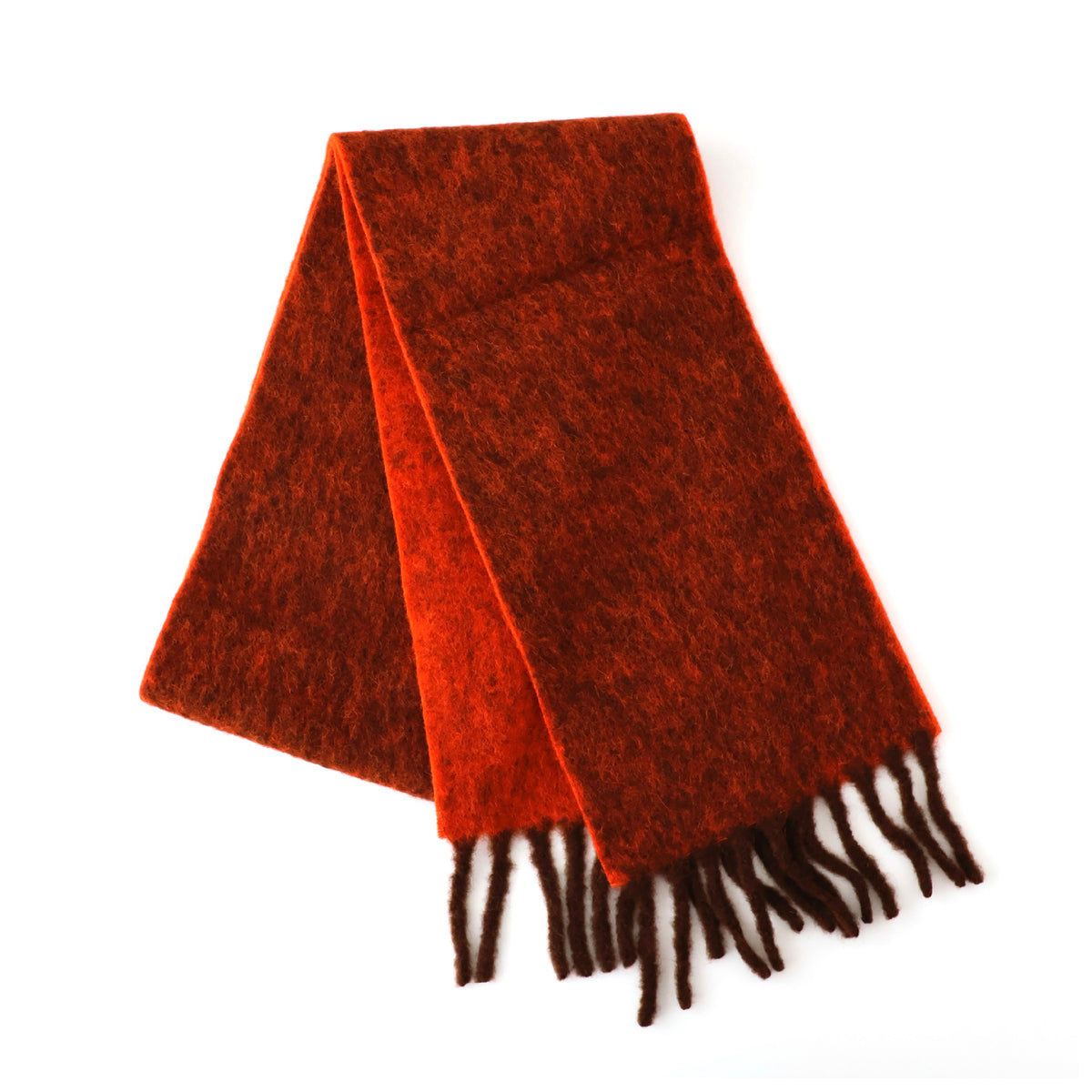 Two Colour Woolly Scarf