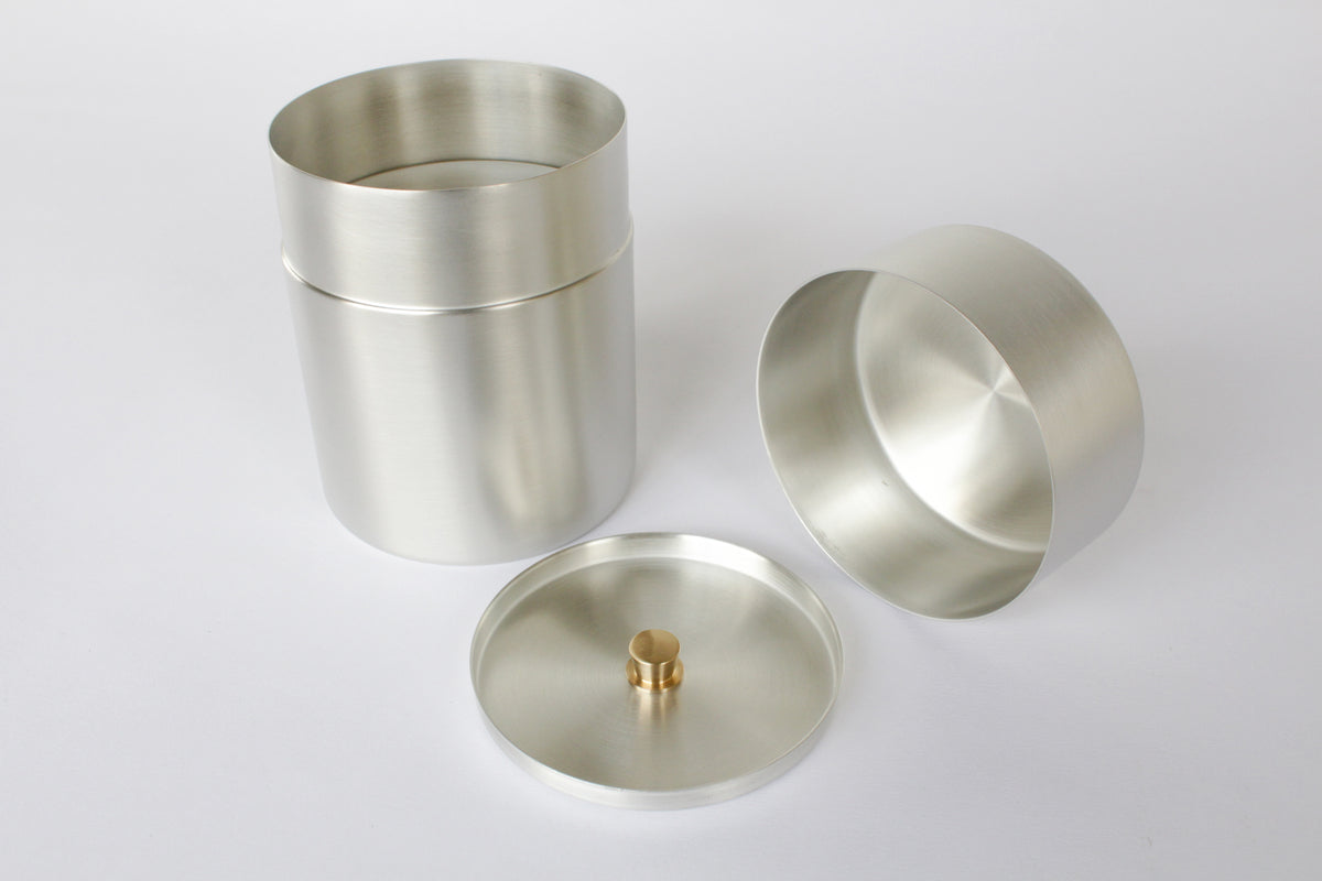 茶筒 銅錫めっき 小 - ref. / Web Store