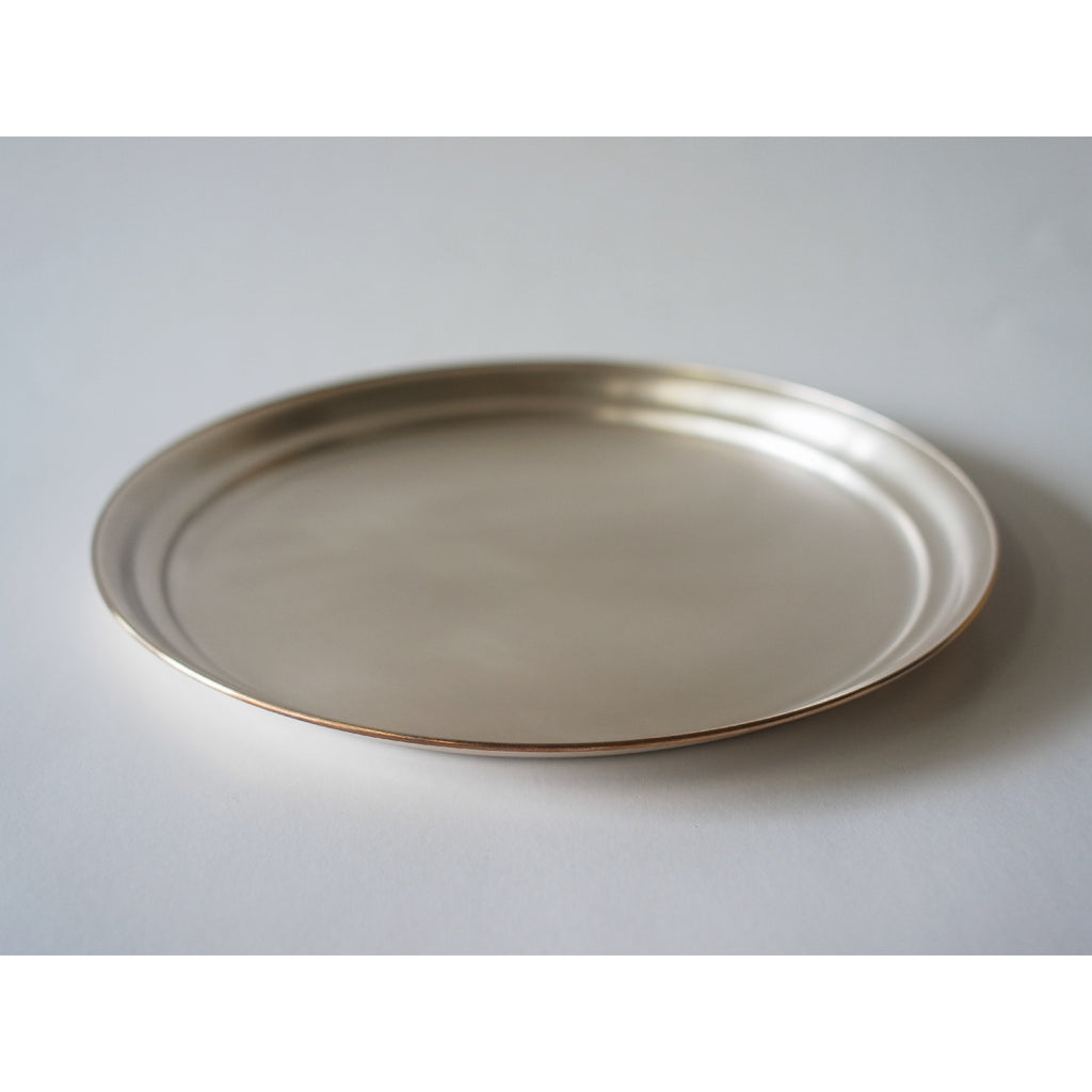 お盆 真鍮銀めっき 大 - ref. / Web Store