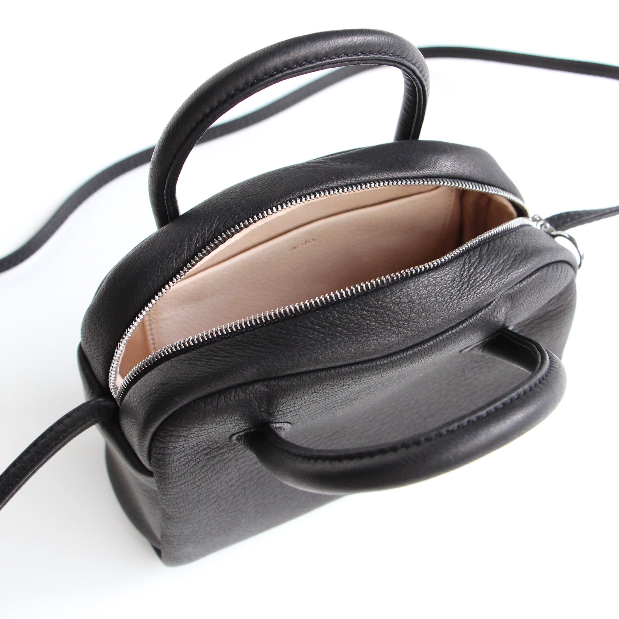 DA39 / DEER LEATHER BOSTON MINI+SHOULDER